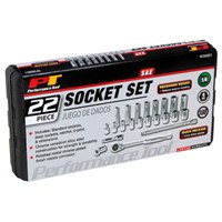 36901 22PC SAE 1/4 DR SOCKET SET