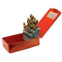 29PC DRILL BIT SET W/STEEL CASE